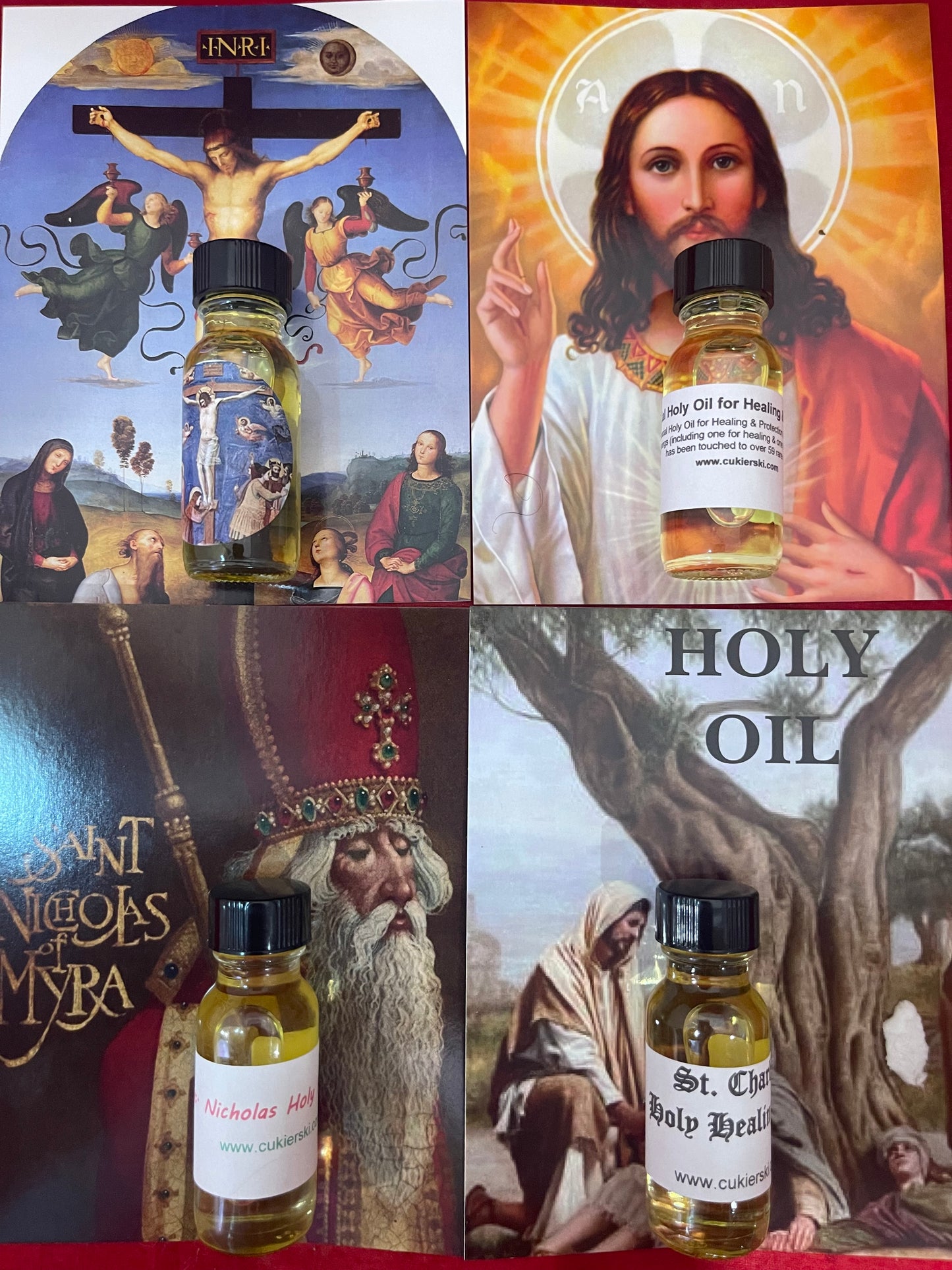 Holy Oil Set for Healing and Spiritual Protection