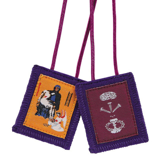 Purple Scapular of Benediction and Protection- Pediatric Fundraiser